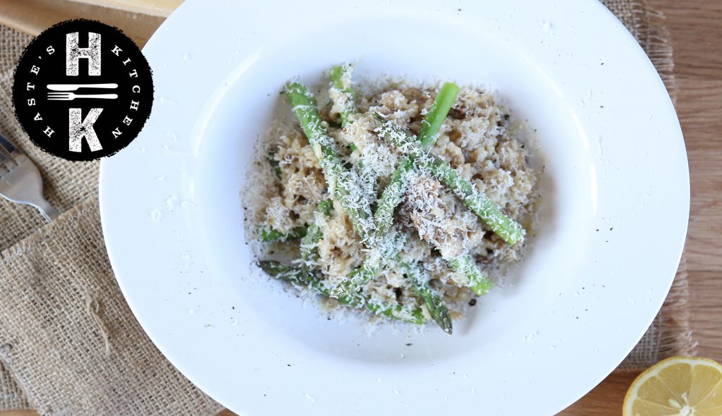 Mushroom & asparagus risotto – Hastes Kitchen